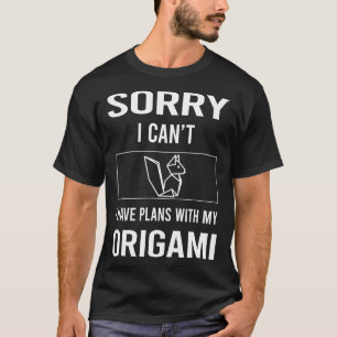 Entschuldigung, ich kann kein Origami T-Shirt