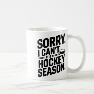 Entschuldigung, ich kann nicht. Es ist Hockey-Sais Kaffeetasse