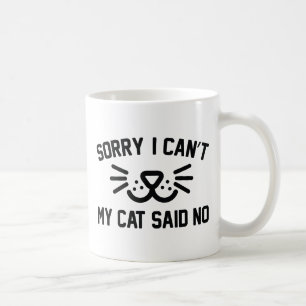 Entschuldigung, ich kann nicht kaffeetasse