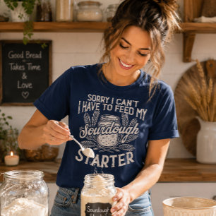 Entschuldigung, ich kann nicht Sauerteigstarter Tri-Blend Shirt