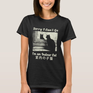 Entschuldigung, ich konnte nicht gehen, ich bin ei T-Shirt