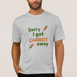 Entschuldigung, ich verlor mich in Karotten T-Shirt