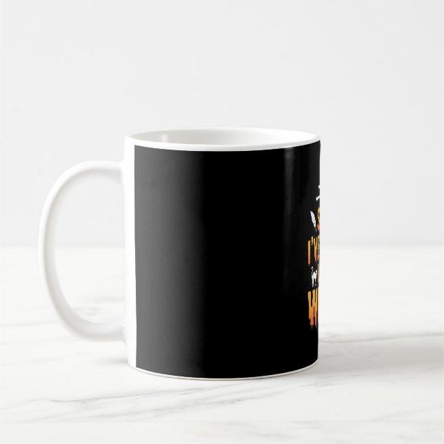 Entschuldigung, ich war ein bisschen hext Hallowee Kaffeetasse (Links)