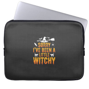 Entschuldigung, ich war ein bisschen hext Hallowee Laptopschutzhülle