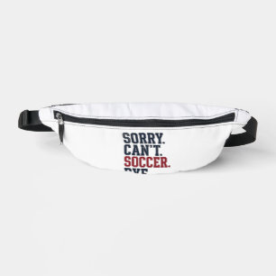 Entschuldigung Kann Fußball Tschüss Vintage Bauchtasche
