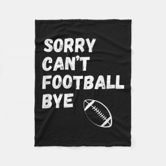 Entschuldigung Kann kein Fußball Auf Wiedersehen.  Fleecedecke
