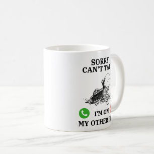 Entschuldigung kann nicht reden, ich bin auf der a kaffeetasse