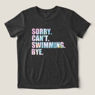 Entschuldigung Kann Nicht Schwimmen Tschüss, Lusti Tri-Blend Shirt