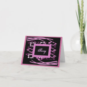 Entschuldigung Karte