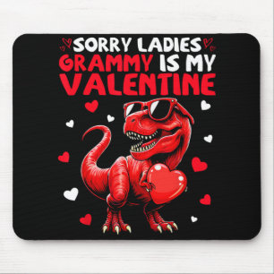 Entschuldigung Ladys Grammy ist mein Valentins-Din Mousepad