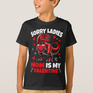Entschuldigung Ladys Mama ist mein Valentins-Dinos T-Shirt