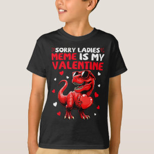 Entschuldigung Ladys Meme ist mein Valentins-Dinos T-Shirt