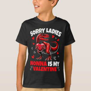 Entschuldigung Ladys Nonna ist mein Valentins-Dino T-Shirt