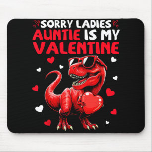 Entschuldigung Ladys Tante ist mein Valentins-Dino Mousepad