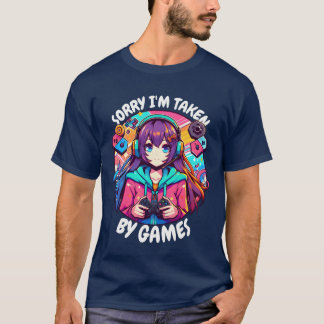 Entschuldigung, lustiger Freund, der von Spielen i T-Shirt