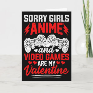 Entschuldigung Mädchen Anime und Videospiele sind  Karte