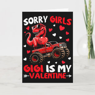 Entschuldigung Mädchen Gigi ist mein Valentins-Din Karte