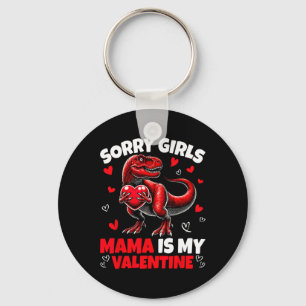 Entschuldigung Mädchen Mama ist mein Valentins-Din Schlüsselanhänger