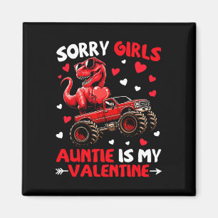 Entschuldigung Mädchen Tante ist mein Valentins-Di Magnet