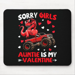 Entschuldigung Mädchen Tante Ist Mein Valentins Di Mousepad