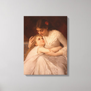 Entschuldigung, Mama (Liebe Tochter und Mutter) Leinwanddruck