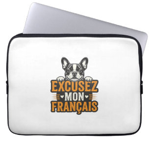 Entschuldigung Mein Französisch Französische Bulld Laptopschutzhülle