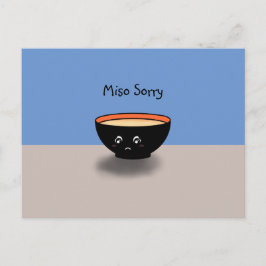 Entschuldigung "Miso Sorry" Entschuldigungskarte ( Postkarte