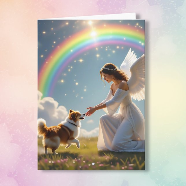 Entschuldigung | Rainbow Bridge Pet Loss Sympathie Karte (Von Creator hochgeladen)