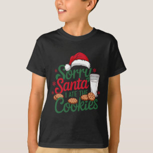 Entschuldigung Santa ich aß die Kekse unartiger Ke T-Shirt