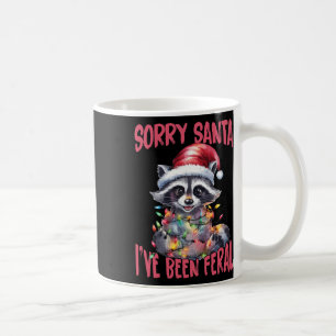 Entschuldigung Santa, ich bin wild gewesen Lustige Kaffeetasse