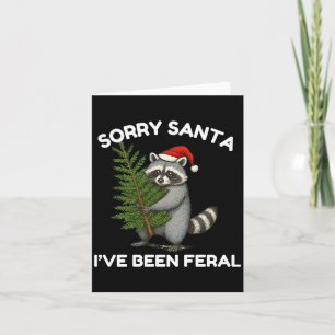 Entschuldigung Santa, ich war wild Lustiger Festta Karte