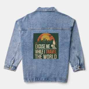 Entschuldigung, Während Ich Die Welt Reise - Vinta Jeansjacke