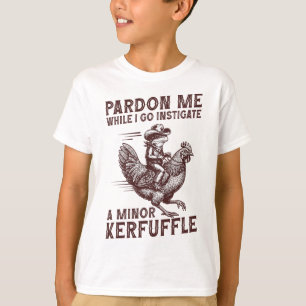 Entschuldigung, während ich einen kleinen Aufruhr T-Shirt