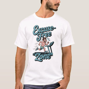 Entschuldigungsfreie Zone - Gym Motivation T-Shirt