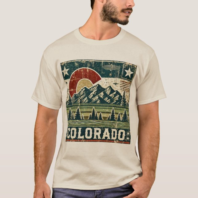 Entsetzliches Grunge Colorado T-Shirt (Vorderseite)
