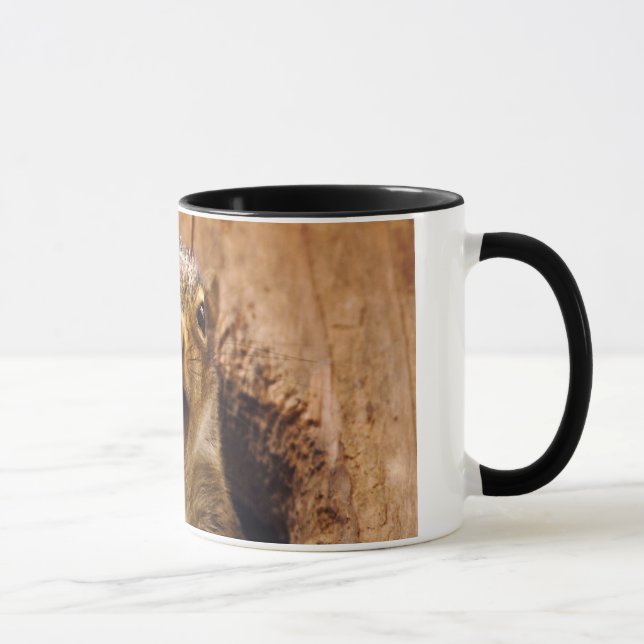 Entsetztes Eichhörnchen Tasse (Rechts)