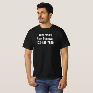 Entsorgungsfirmen Name Telefon Mitarbeiter Schwarz T-Shirt