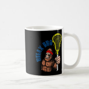 Entspann dich, Bruder! Lustiger Sasquatch Lax Bigf Kaffeetasse