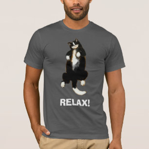 Entspann dich Freund! Schlafkatze T - Shirt