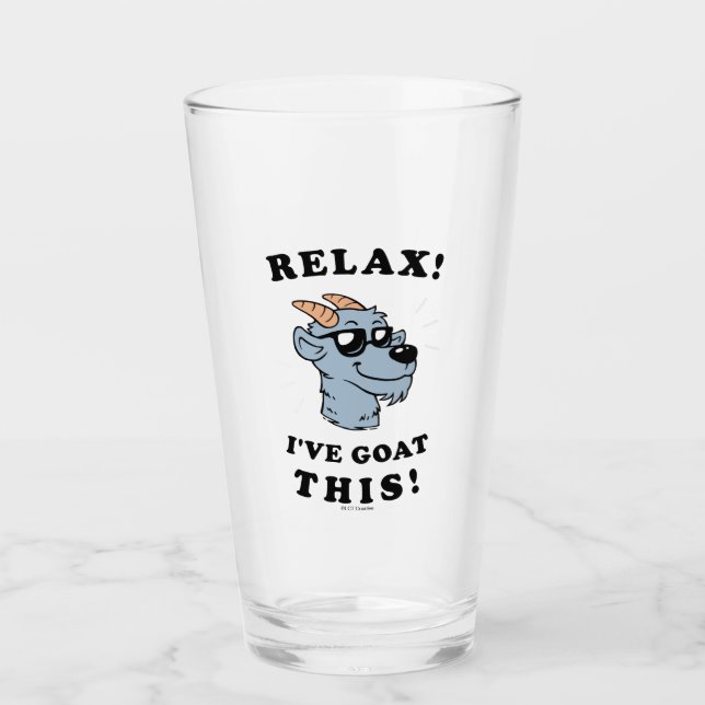 Entspann dich! Ich habe das hier. Glas (Vorderseite)