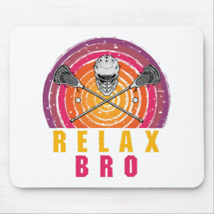 Entspann dich Lacrosse Bruder Mousepad