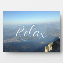 Entspannen Bergsee-Zauber im Val Piora Fotoplatte
