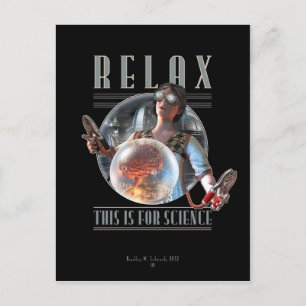 Entspannen: Dies ist für die SCIENCE Postcard Postkarte
