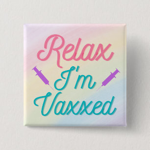 Entspannen, ich bin Vaxx Button