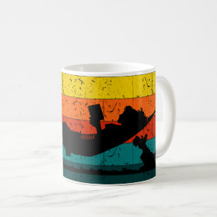 Entspannen im Sonnenuntergang - Mädchen in Hammock Kaffeetasse