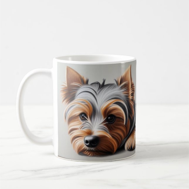 Entspannen mit meiner Yorkie Kaffeetasse (Links)