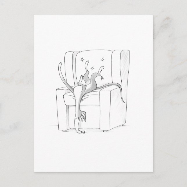 Entspannen Postkarte (Vorderseite)