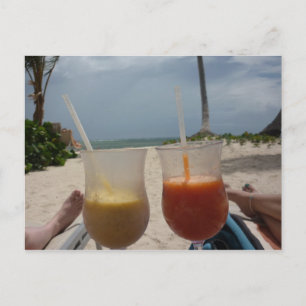 Entspannen Sie am Strand Postkarte