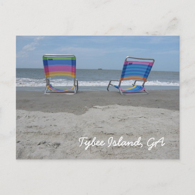 Entspannen Sie am Strand Postkarte (Vorderseite)