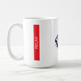 Entspannen Sie bei klassischer Tasse, 11 oz Kaffeetasse